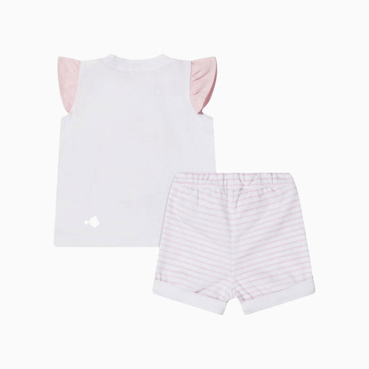 Hugo Boss Kid's T Shirt And Shorts Outfit Toddlers - Color: White - Kids Premium Clothing -