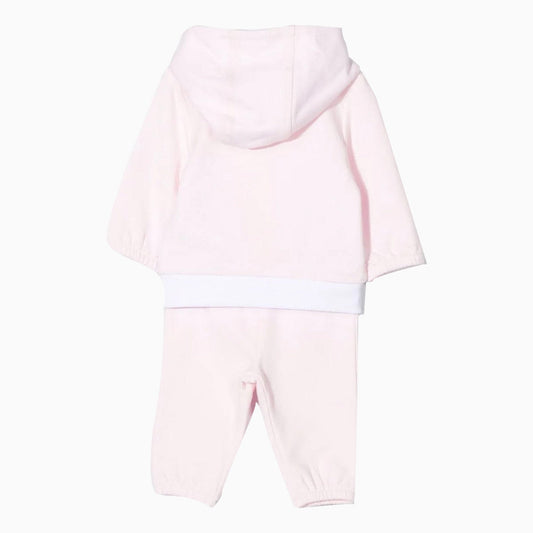 Hugo Boss Kid's Elastane French Terry Hooded Tracksuit Toddlers - Color: Pinkpale - Kids Premium Clothing -