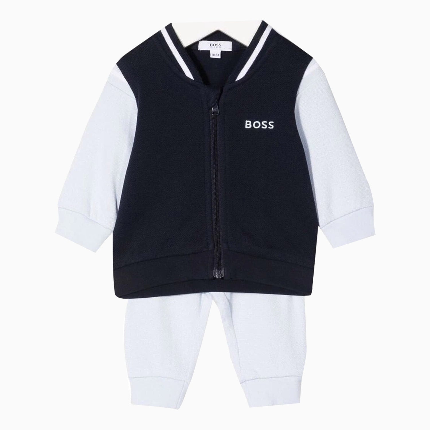 Hugo Boss Kid's Jersey Tracksuit Toddlers - Color: Paleblue - Kids Premium Clothing -