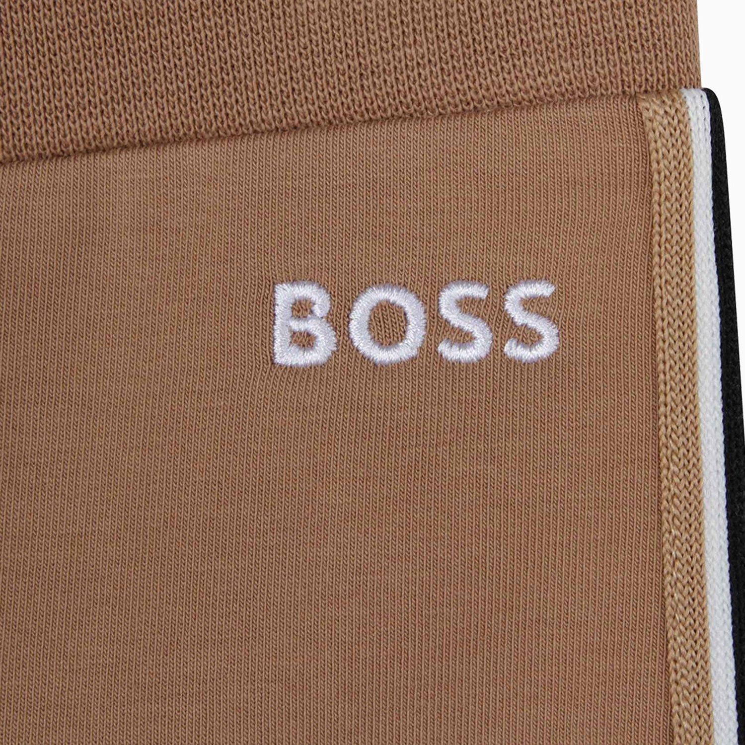 Hugo Boss Kid's 3 Pc Logo Print Tracksuit Set Infants - Color: Stone - Kids Premium Clothing -