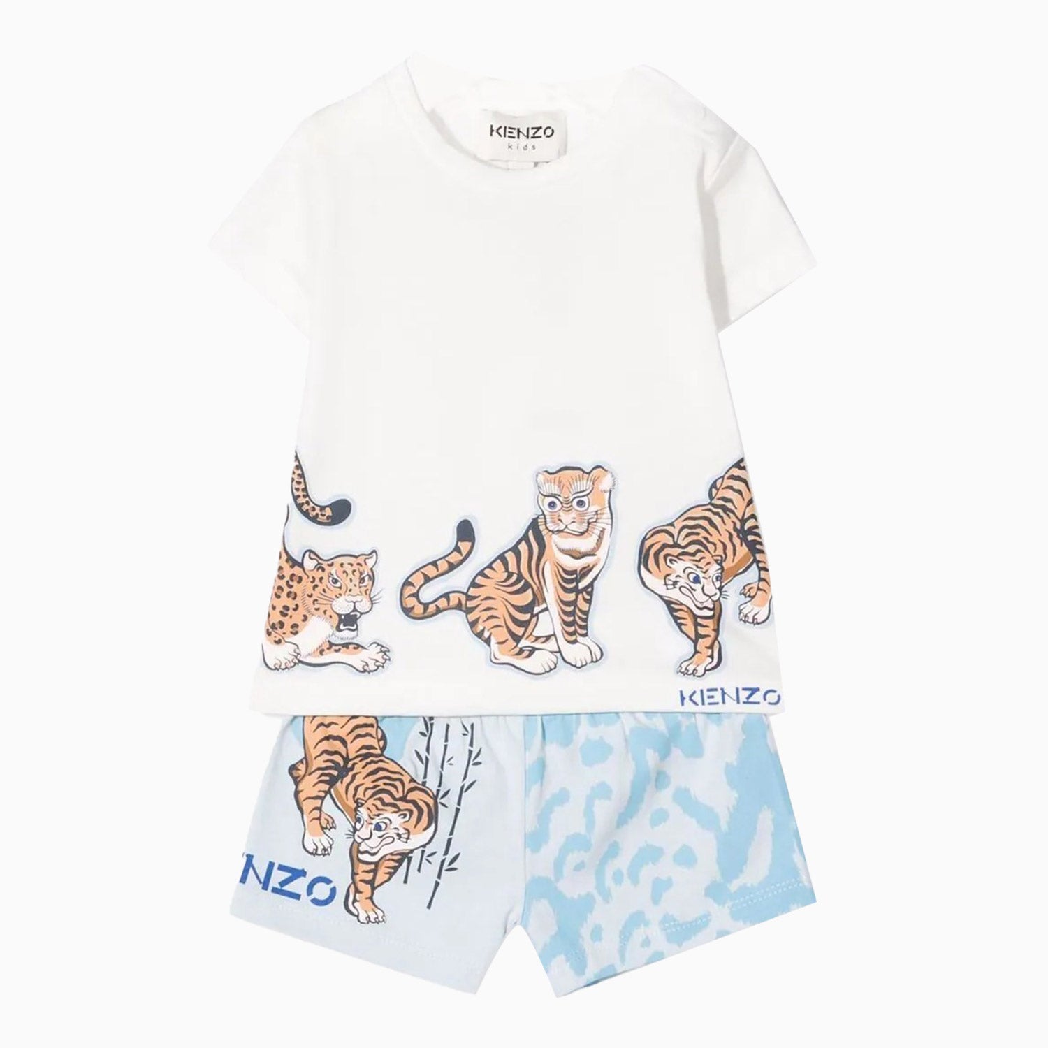 Kenzo Kid's Graphic Print Tracksuit Toddlers - Color: Off White - Kids Premium Clothing -