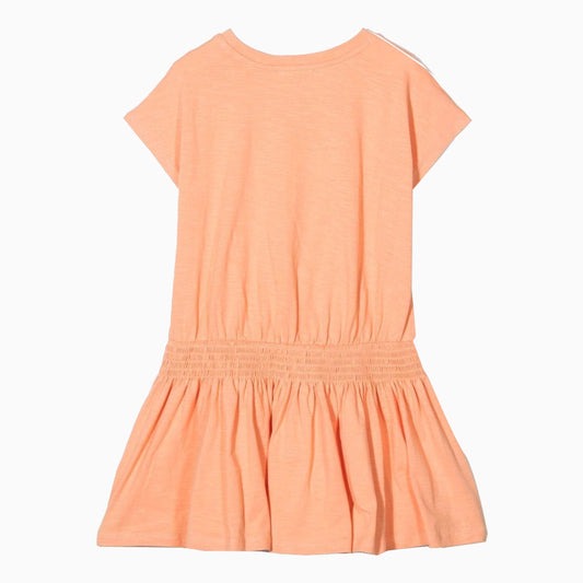 Kenzo Kid's Slub Jersey Dress - Color: Bright Red - Kids Premium Clothing -