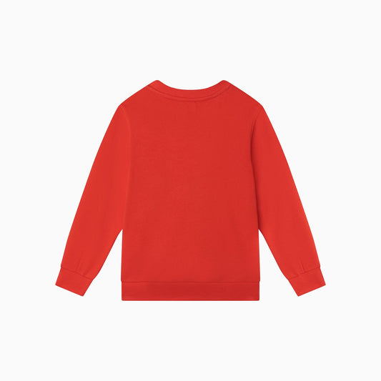 Kenzo Kid's Long Sleeves Sweatshirt - Color: Poppy - Kids Premium Clothing -