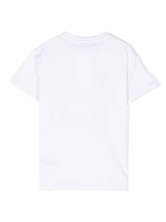 Kenzo Kid's Tiger Tee Short Sleeves T Shirt - Color: White - Kids Premium Clothing -