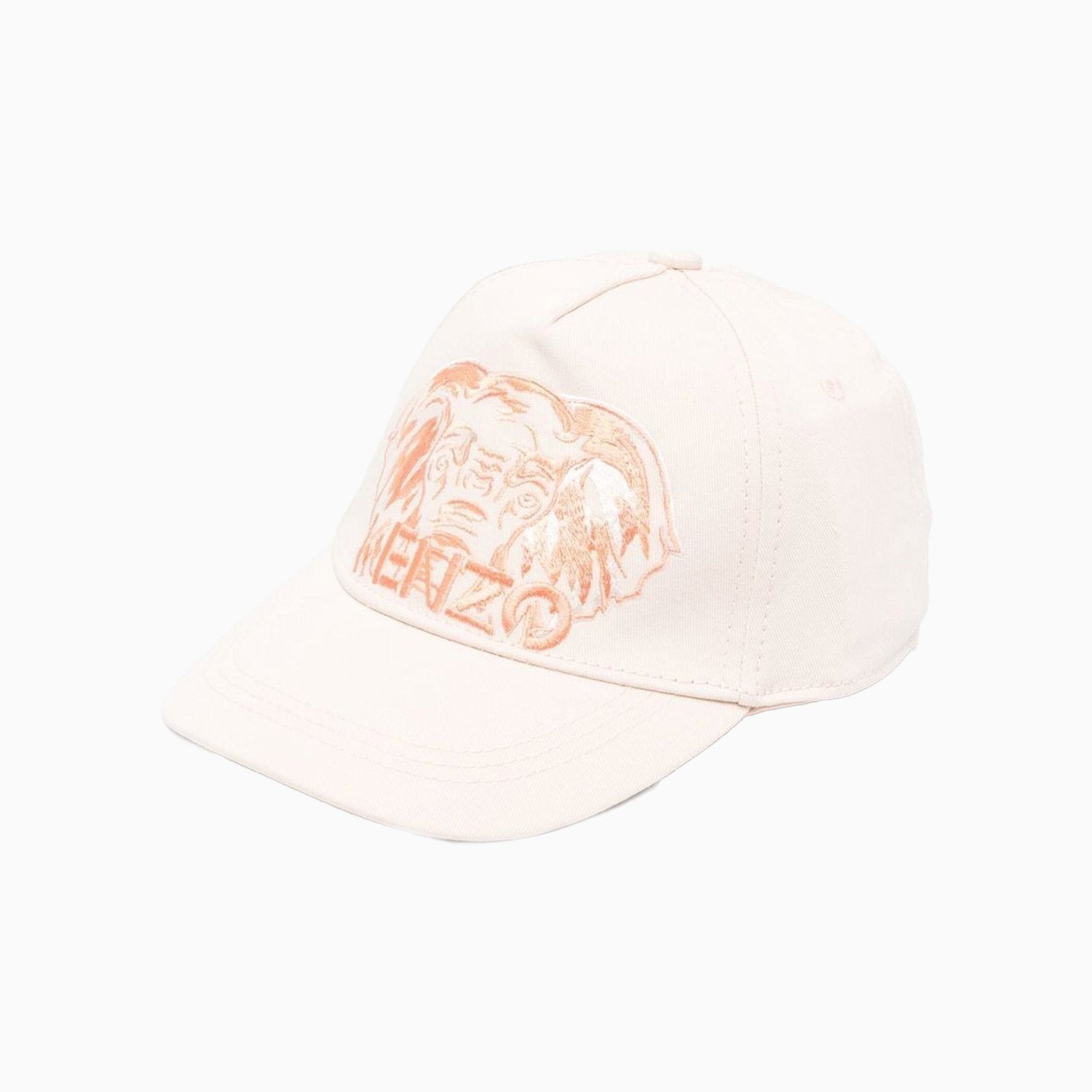 Kenzo Kid's Cotton Twill Cap - Color: Pink - Kids Premium Clothing -