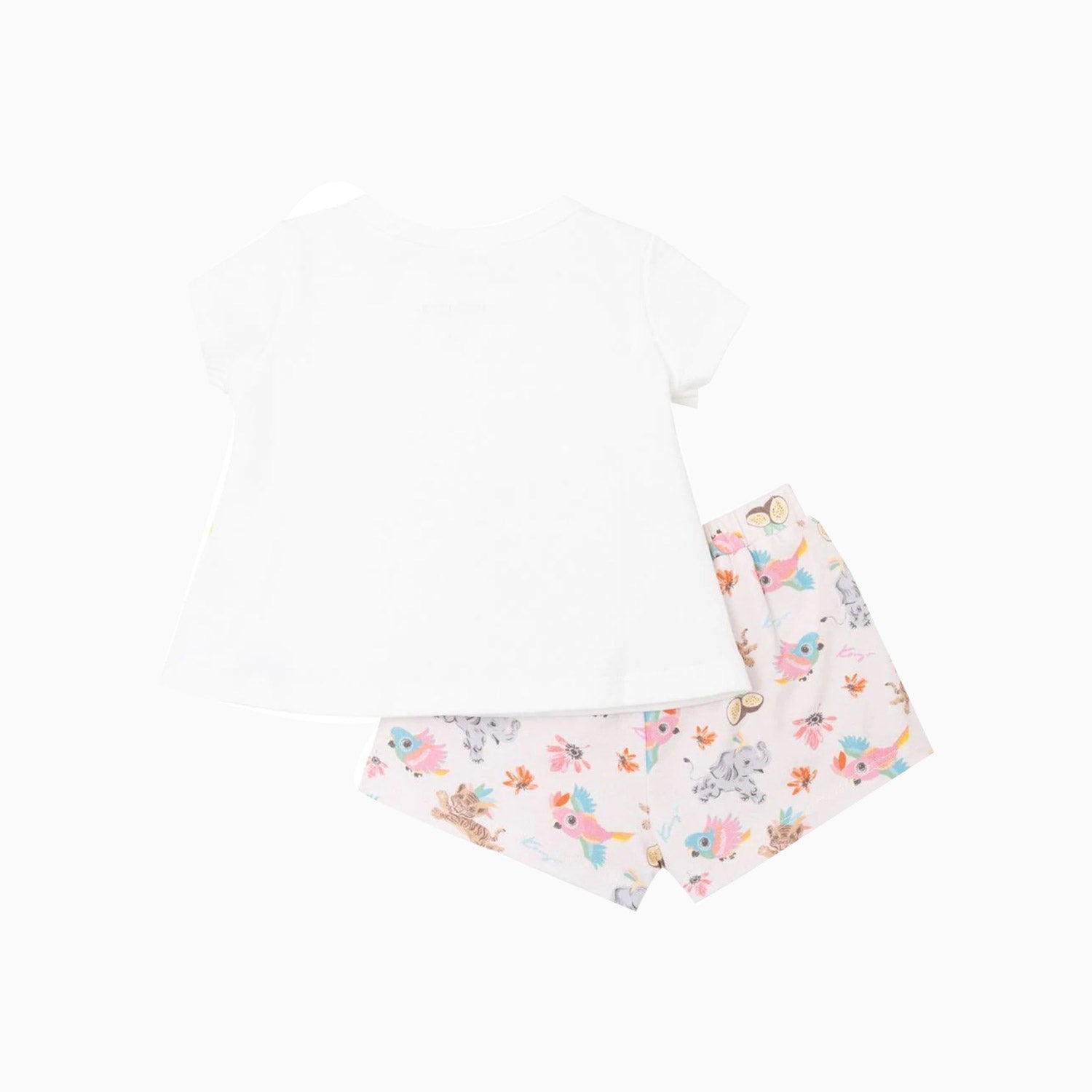 Kenzo Kid's Motif Print Tracksuit - Color: Pink Pale - Kids Premium Clothing -