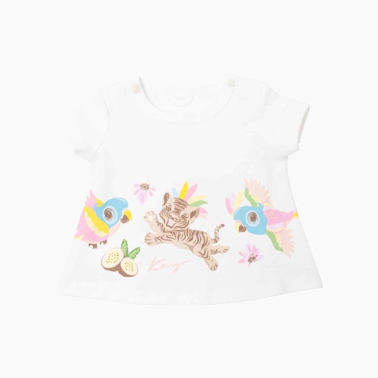 Kenzo Kid's Motif Print Tracksuit - Color: Pink Pale - Kids Premium Clothing -