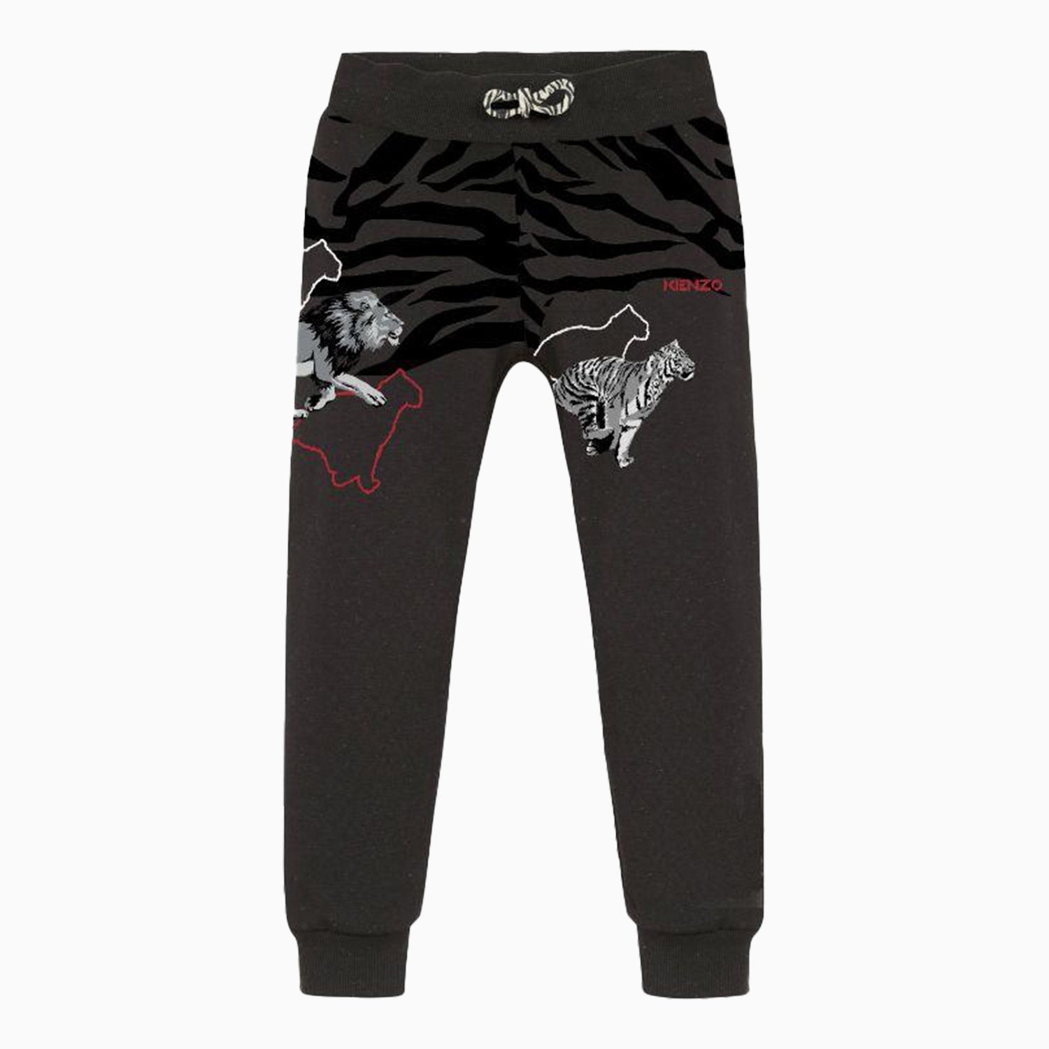 Kenzo Kid's Animal Print Outfit - Color: Dark Grey - Kids Premium Clothing -