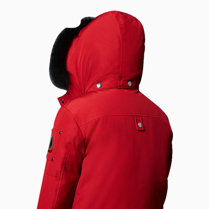 Moose Knuckles Kid's Bomber Jacket With Fur Hood - Color: Brit Blue, Arctic Rose, Red, Black, Deep Red, Black white - Kids Premium Clothing -