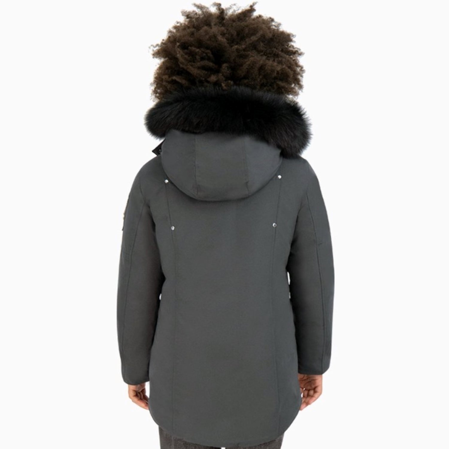 MOOSE KNUCKLES | Kid's Parka Puffer Jacket - Color: Black / Fur, Granite Natural, Granite/Black Fox Fur, Navy/Natural Fox Fur, Navy/Black Fox Fur, Deep Red/Natural Fox Fur, Army/ Black Fox Fur - Kids Premium Clothing -