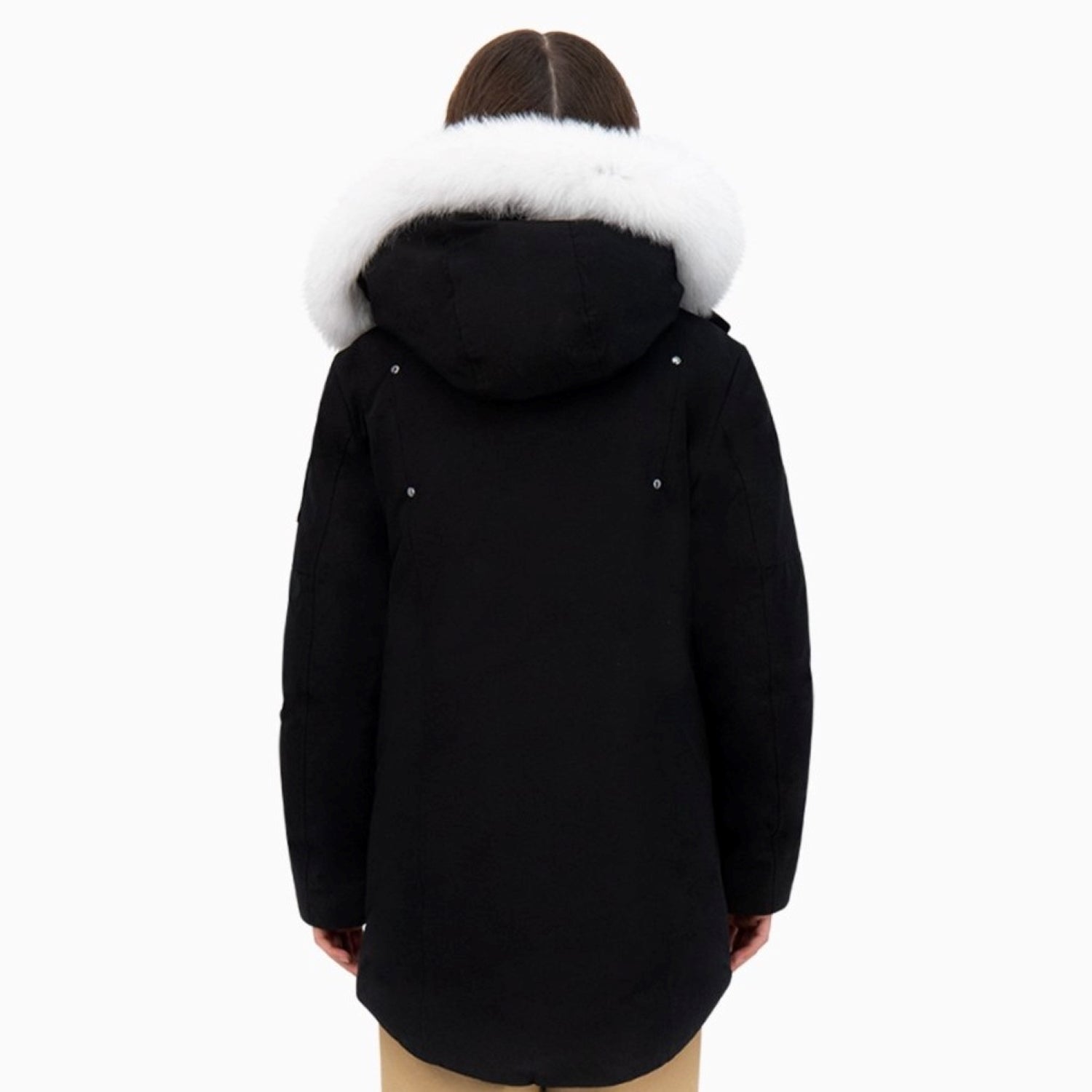 MOOSE KNUCKLES | Kid's Parka Puffer Jacket - Color: Black / Fur, Granite Natural, Granite/Black Fox Fur, Navy/Natural Fox Fur, Navy/Black Fox Fur, Deep Red/Natural Fox Fur, Army/ Black Fox Fur - Kids Premium Clothing -