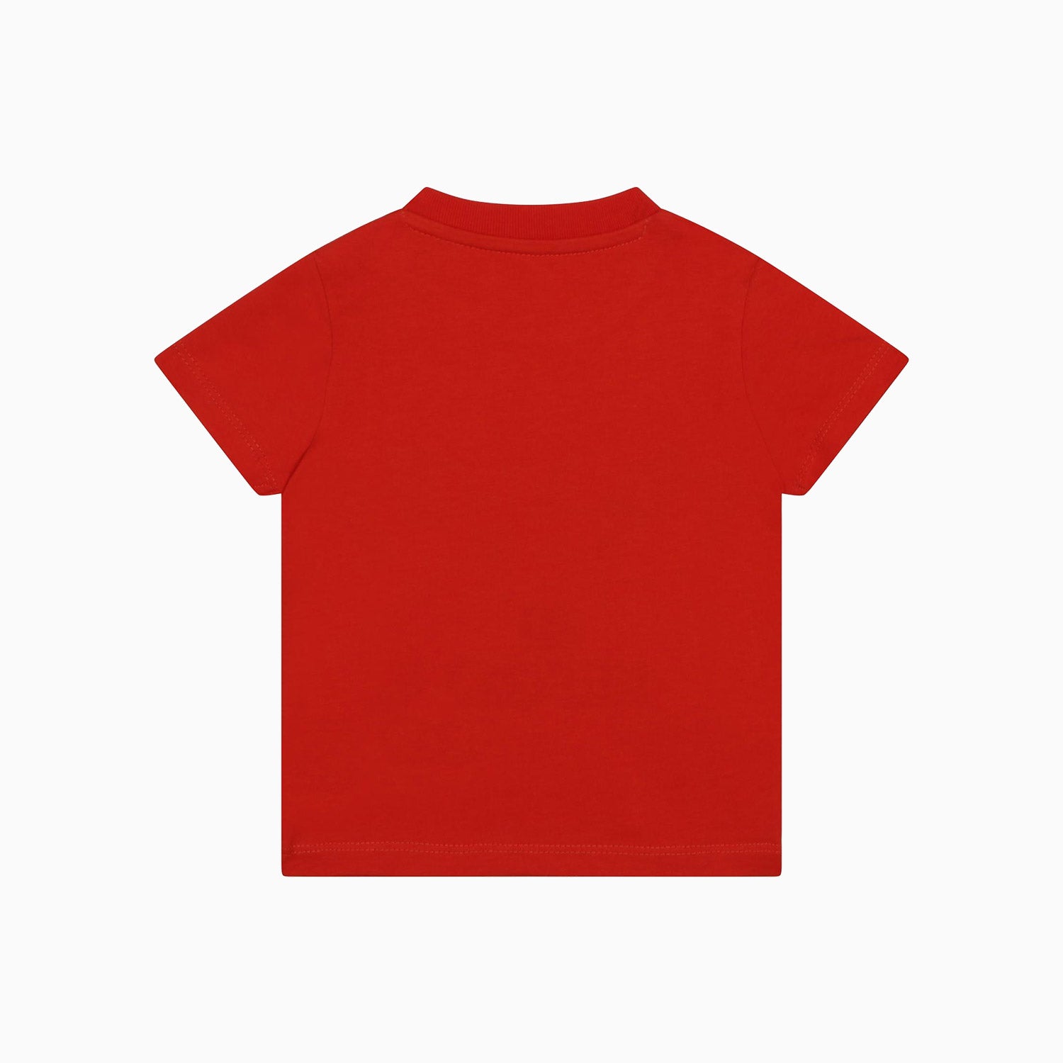 Kenzo Kid's Short Sleeves Organic Cotton T-Shirt - Color: Poppy - Kids Premium Clothing -