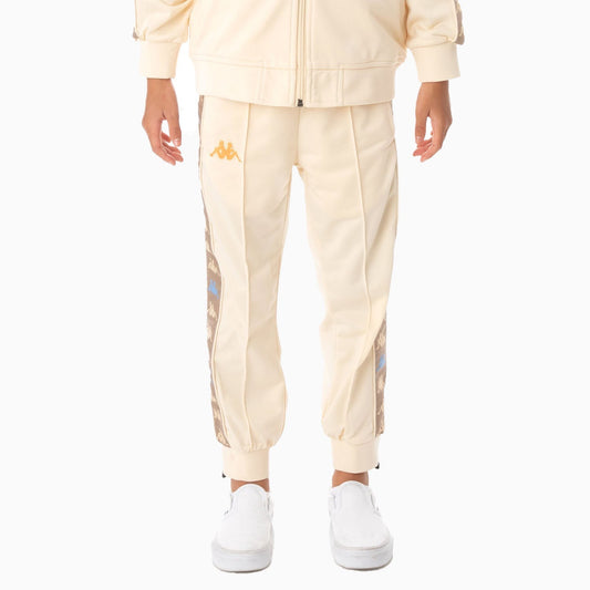 Kappa Kid's 222 Banda Dullo Tracksuit - Color: BEIGE BROWN BLUE - Tops and Bottoms USA -
