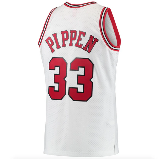 Mitchell & Ness Swingman Chicago Bulls Scottie Pippen 1997-98 NBA Jersey Youth - Color: White - Kids Premium Clothing -