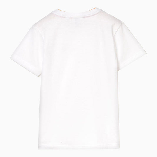 Lacoste Kid's Jersey T Shirt - Color: White - Kids Premium Clothing -