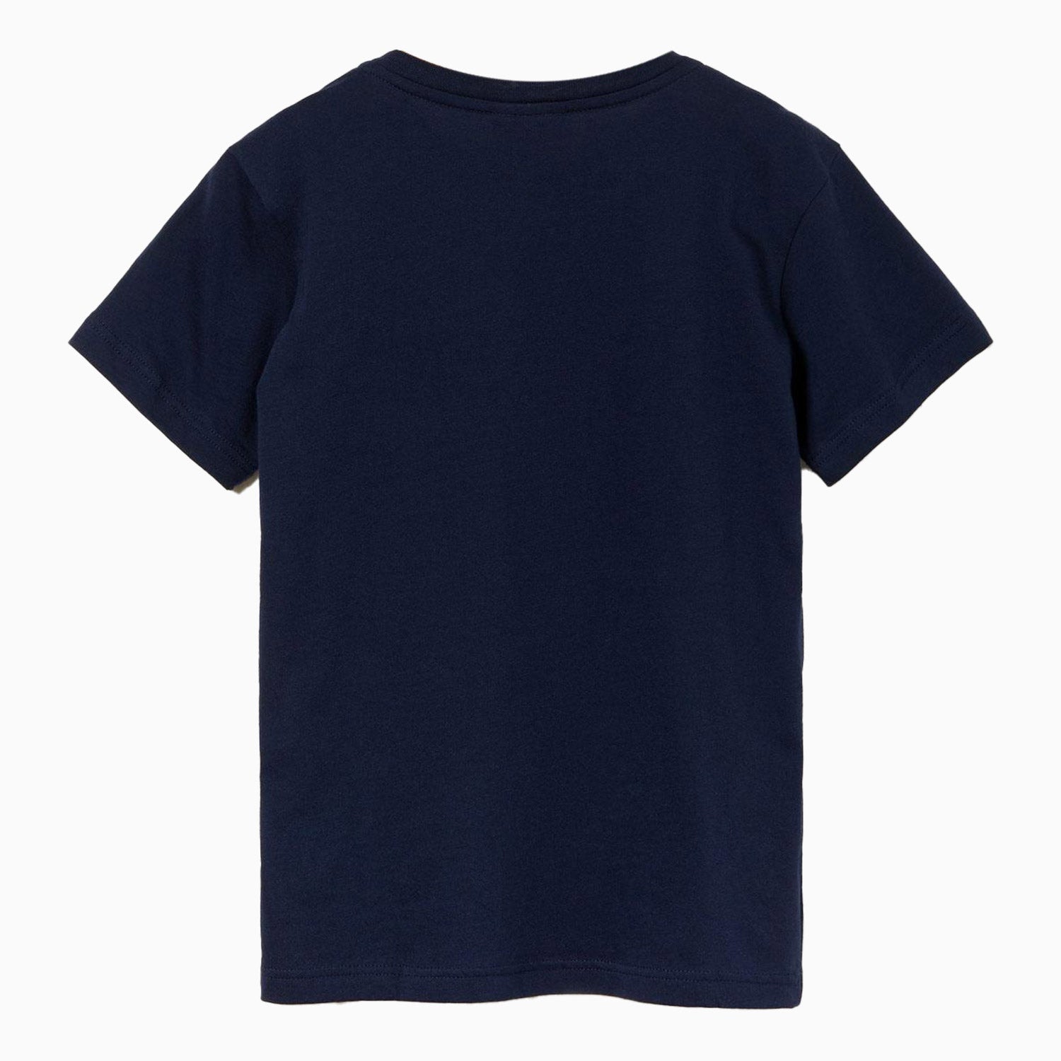 Lacoste Kid's Jersey T Shirt - Color: Navy Blue - Kids Premium Clothing -