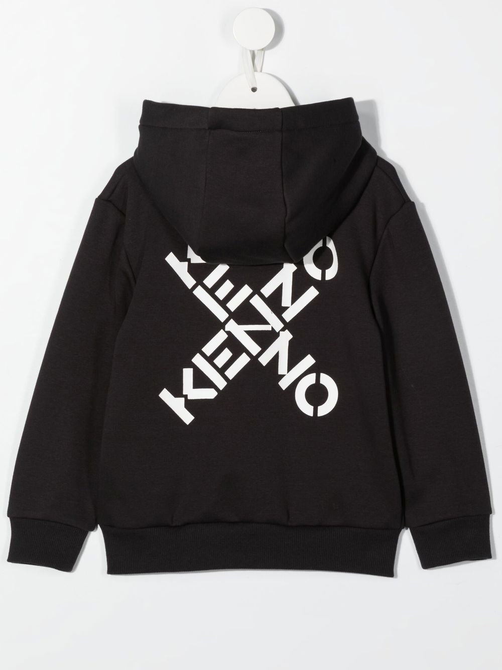 Kenzo Kid's Logo Cardigan Outfit - Color: Big Kid's Dark Grey, Small Kid's Dark Grey - Kids Premium Clothing -