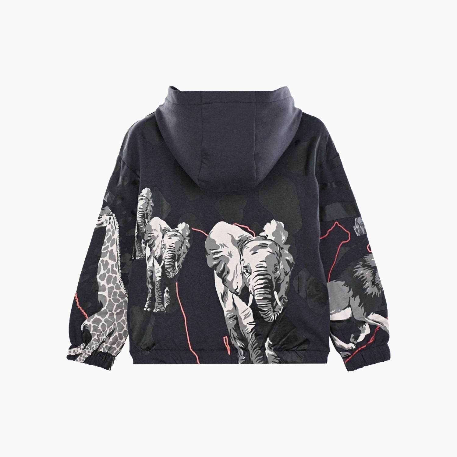 Kenzo Kid's Animal Print Outfit - Color: Dark Grey - Kids Premium Clothing -