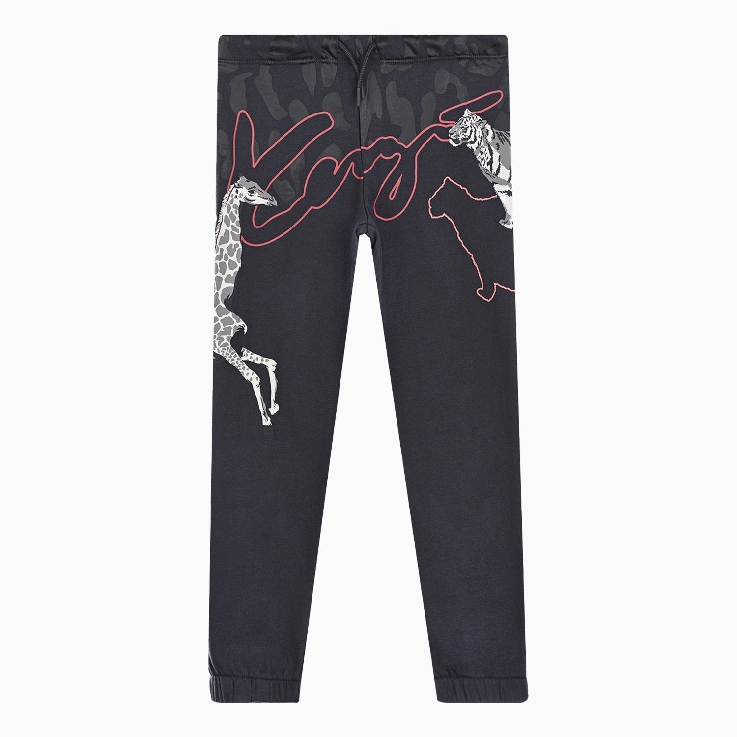 Kenzo Kid's Animal Print Outfit - Color: Dark Grey - Kids Premium Clothing -