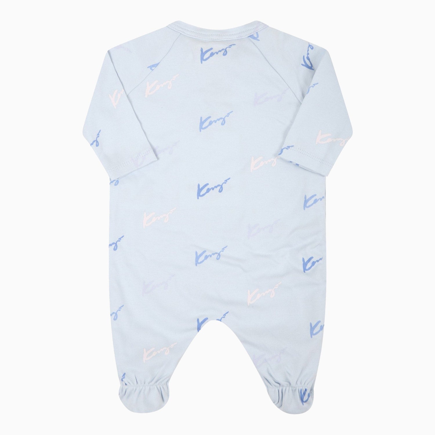 Kenzo Kid's Logo Print Outfit - Color: Pale Blue - Kids Premium Clothing -