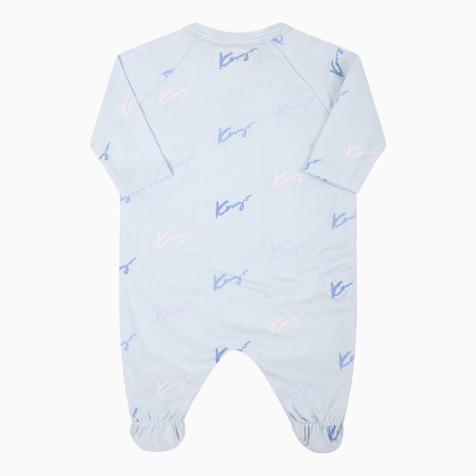 Kenzo Kid's Logo Print Outfit - Color: Pale Blue - Kids Premium Clothing -
