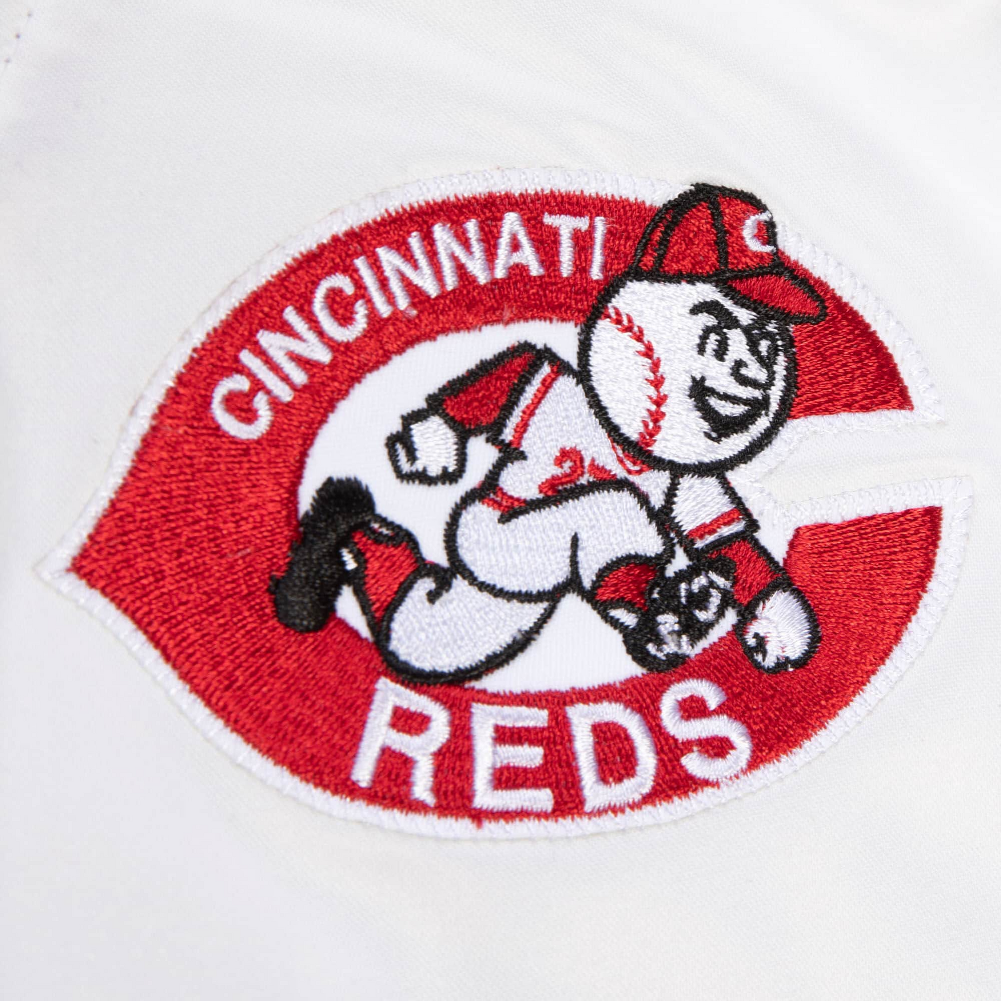 Mitchell & Ness Kid's Chicago Cubs-MLB Heavy Weight Satin Jacket - Color: Red White Blue - Kids Premium Clothing -