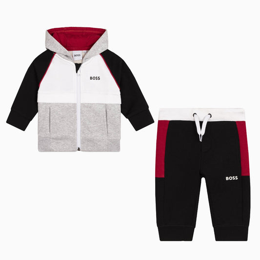 Hugo Boss Kid's Tracksuit - Color: Black - Kids Premium Clothing -