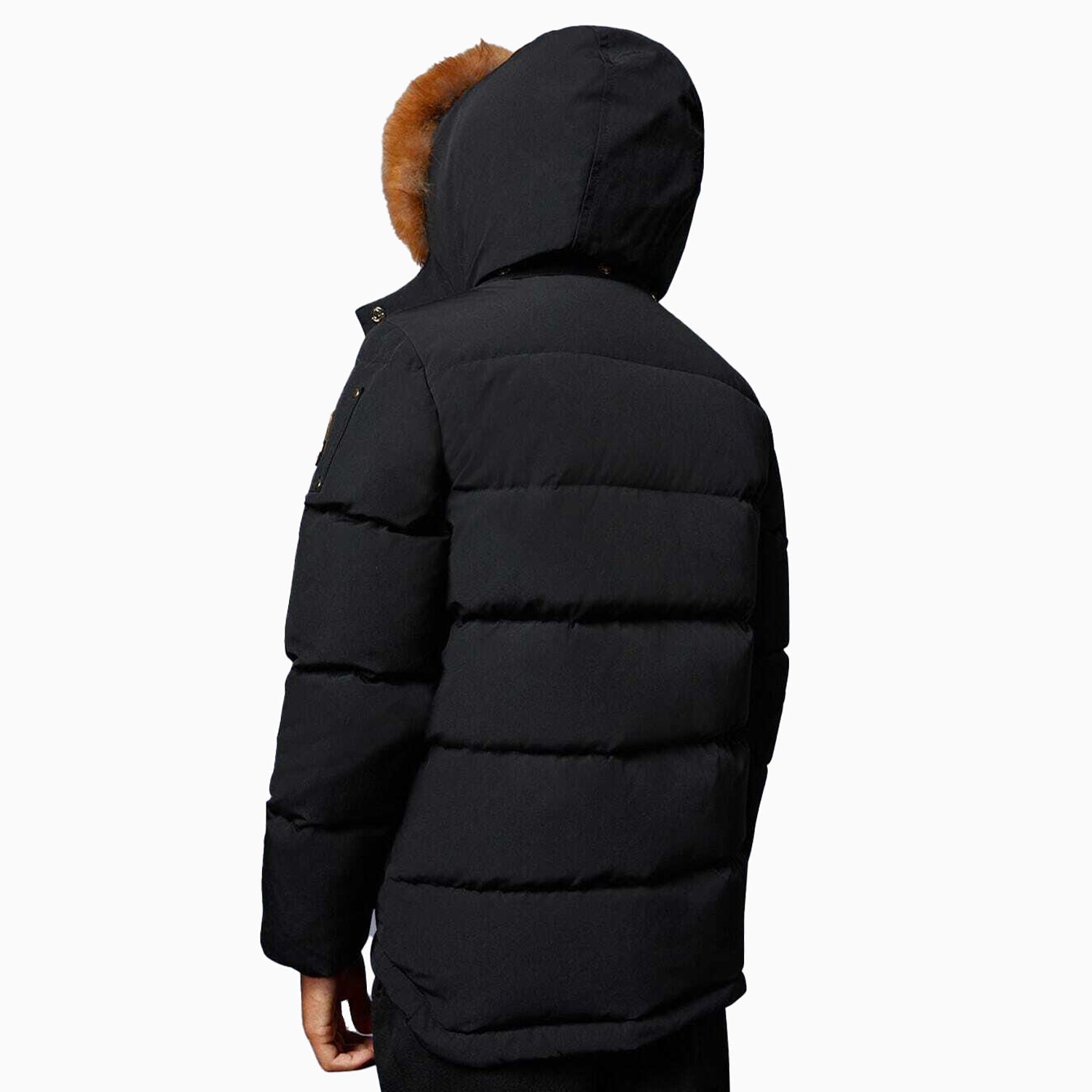 Moose Knuckles Kid's Unisex 3Q Jacket - Color: Black Gold - Kids Premium Clothing -