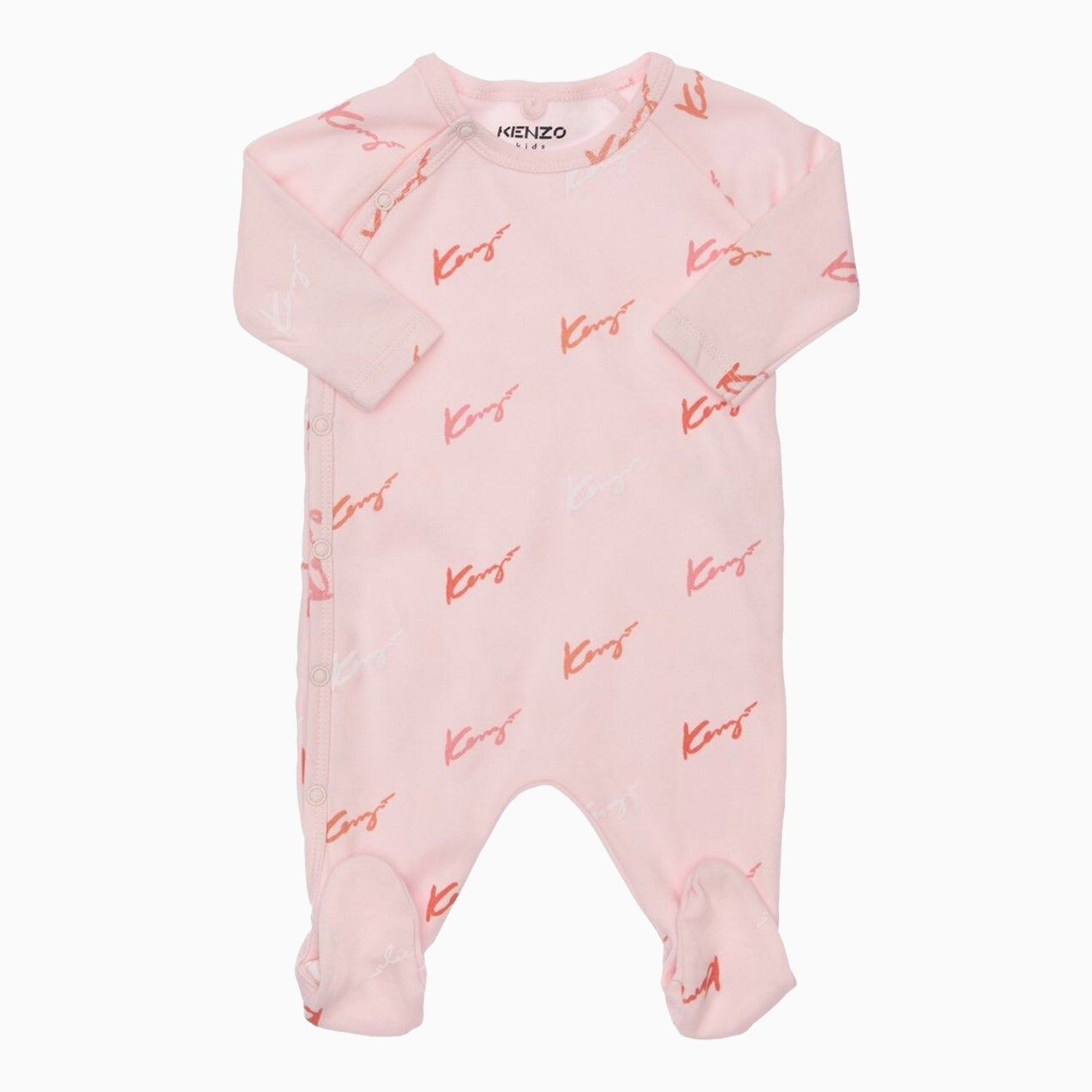 Kenzo Kid's Logo Print Outfit - Color: Pale Pink - Kids Premium Clothing -