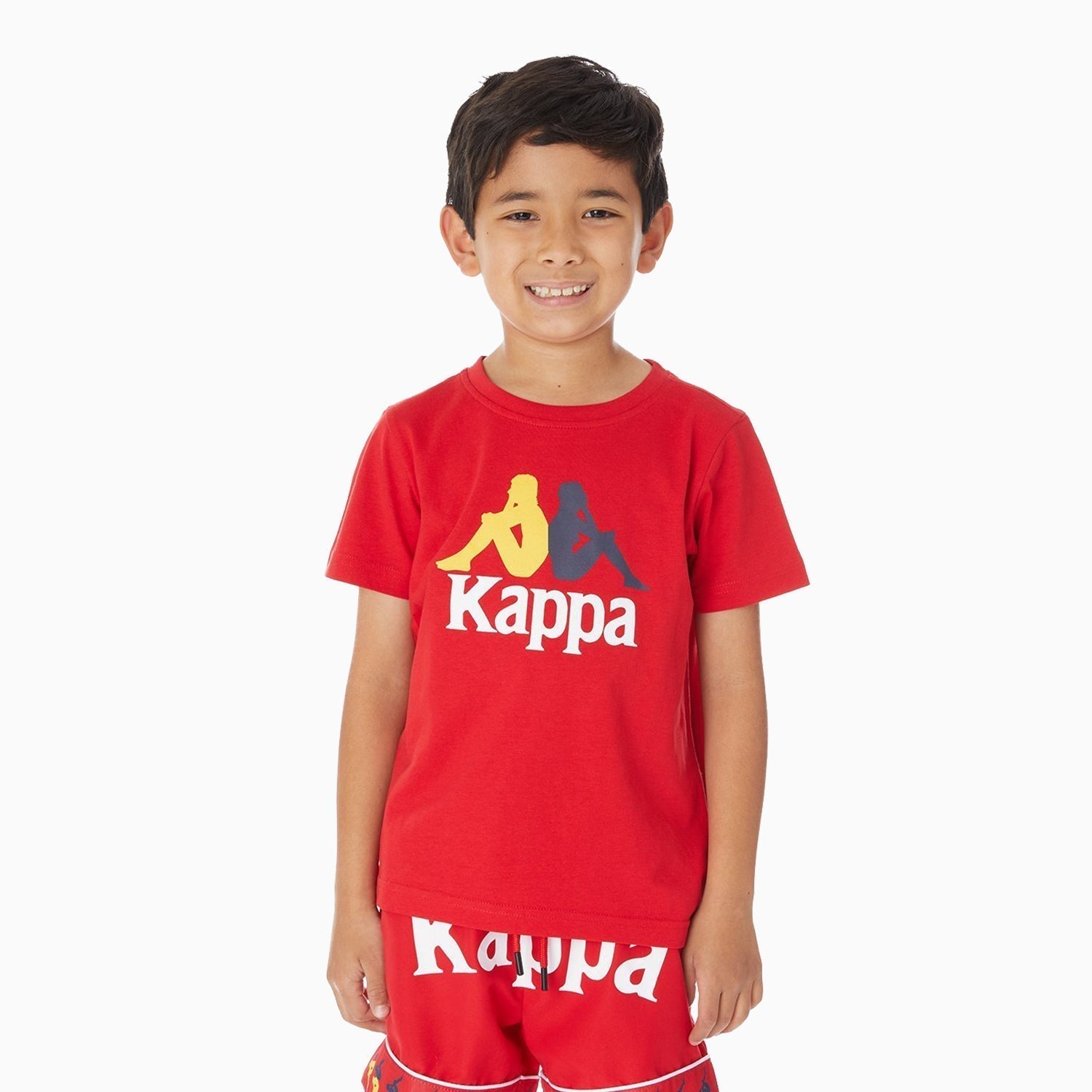 Kappa Kid's Authentic Estessi Outfit - Color: RED YELLOW BLUE WHITE - Kids Premium Clothing -