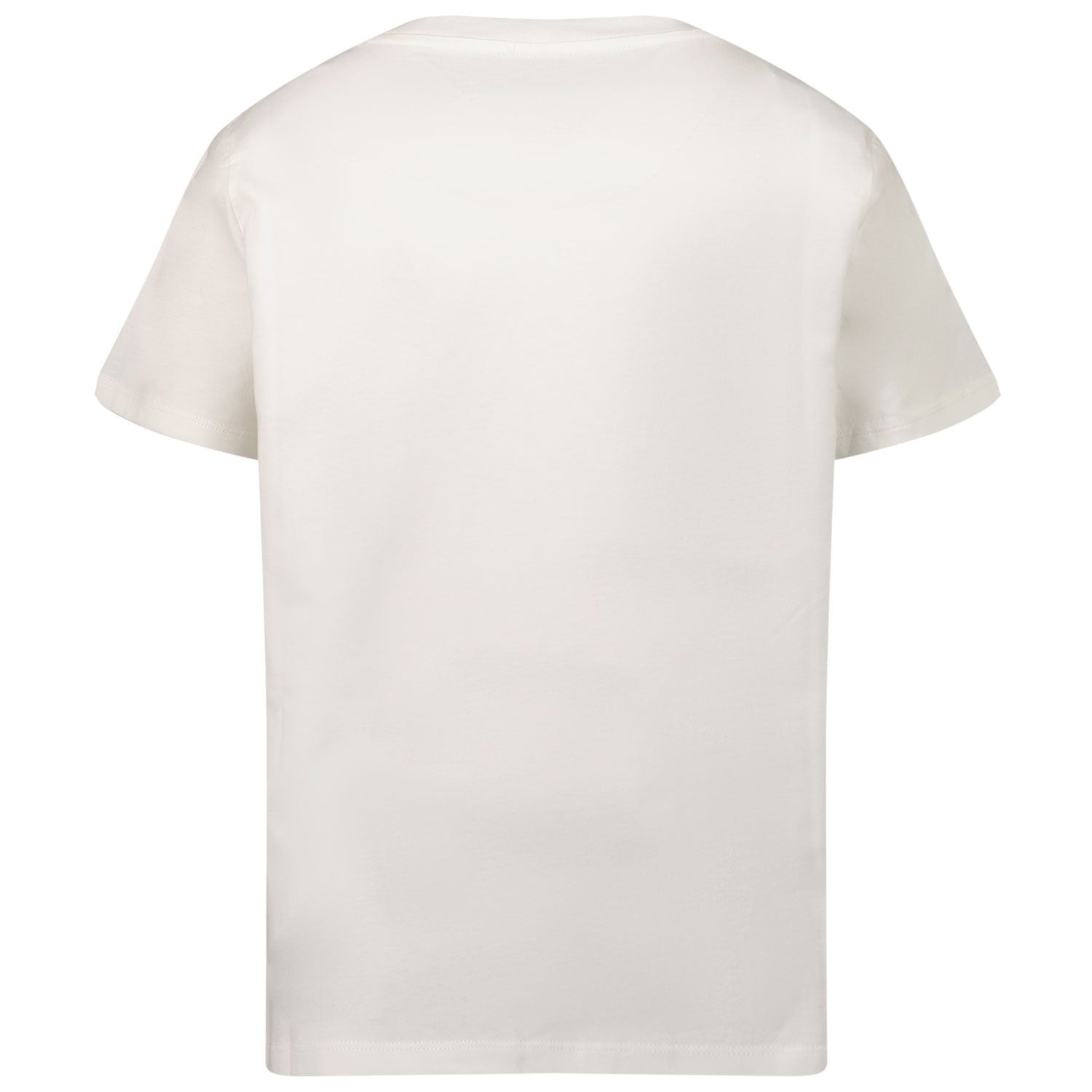 Kenzo | Kid's Logo Crew Neck T-Shirt - Color: OFF WHITE - Kids Premium Clothing -