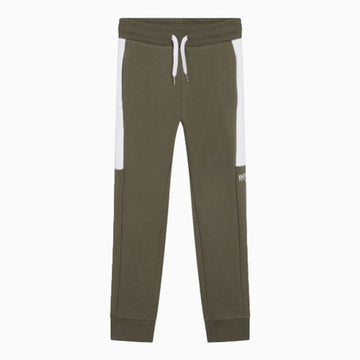 Hugo Boss Kid's French Terry Track Pant - Color: Green - Kids Premium Clothing -