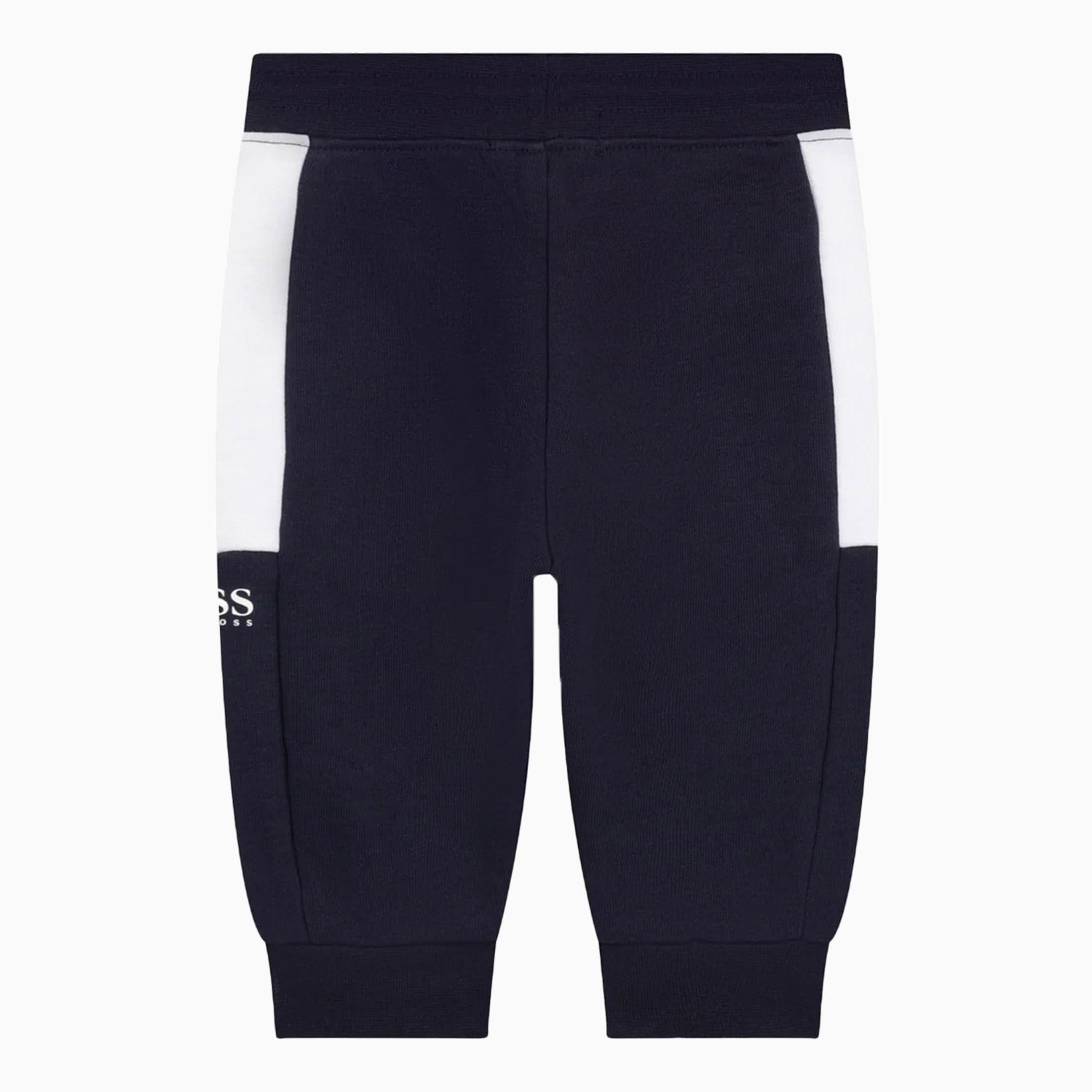 Hugo Boss Kid's French Terry Track Pant - Color: Navy - Kids Premium Clothing -