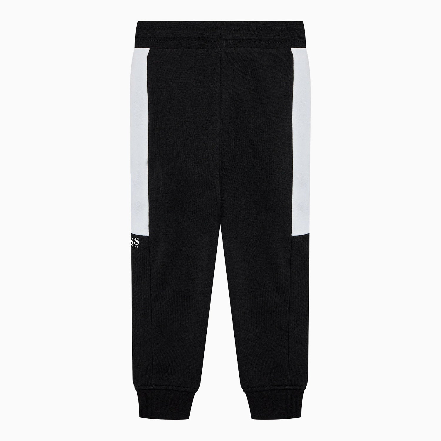 Hugo Boss Kid's French Terry Track Pant - Color: Black - Kids Premium Clothing -