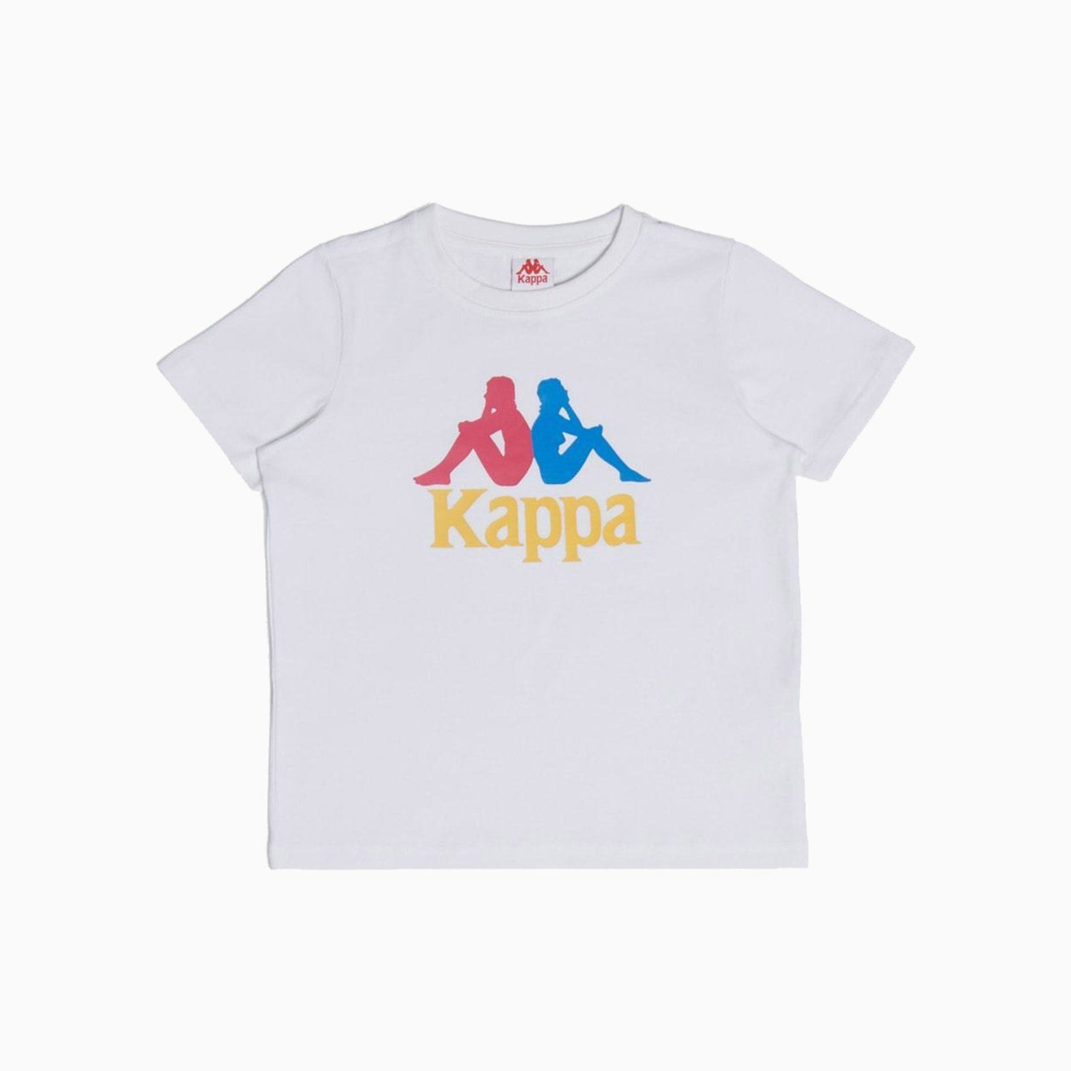 Kappa Kid's Authentic Estessi Outfit - Color: WHITE BLUE ASTER YELLOW - Kids Premium Clothing -