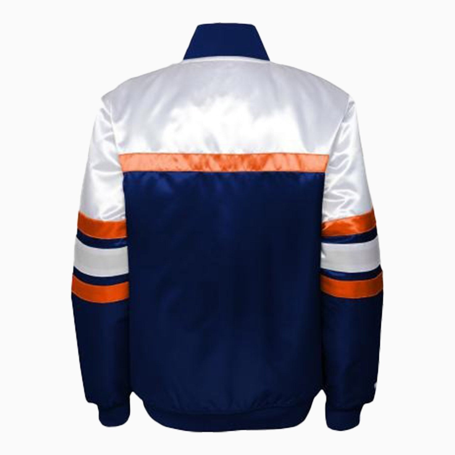 Mitchell & Ness Chicago Bears NFL Satin Jacket Youth - Color: Orange White Blue - Kids Premium Clothing -