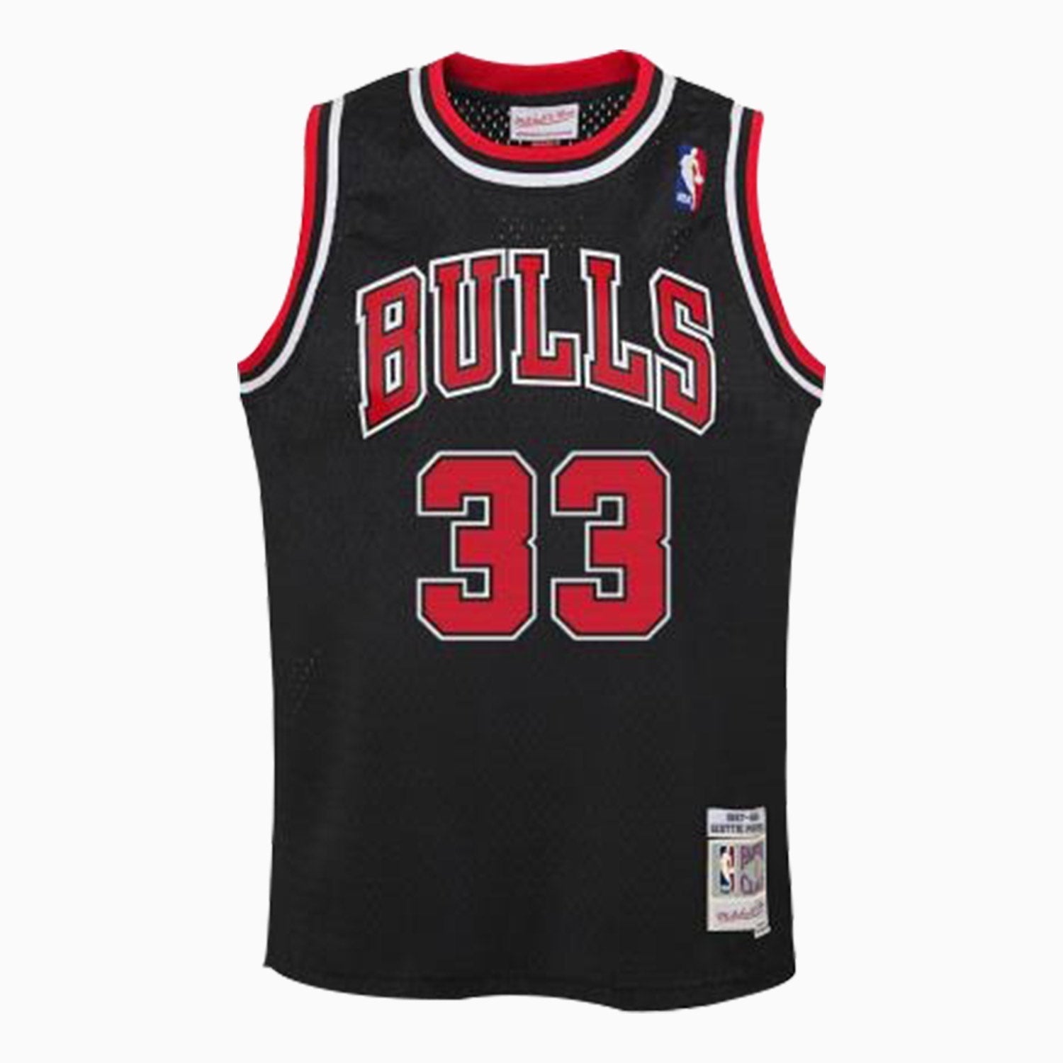 Mitchell And Ness Kid's Swingman Scottie Pippen Chicago Bulls NBA 1997-98 Jersey - Color: Black - Kids Premium Clothing -