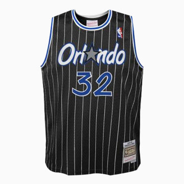 Mitchell & Ness Kid's Swingman Shaquille O`Neal Orlando Magic NBA Jersey - Color: Black - Kids Premium Clothing -