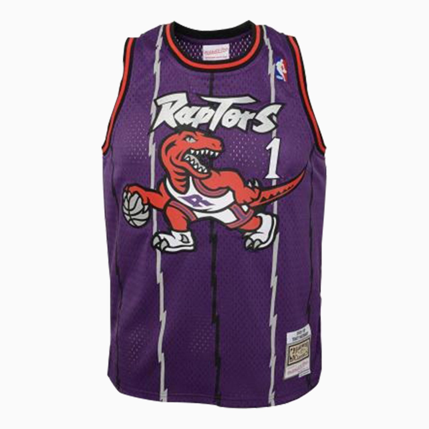 Mitchell & Ness Kid's Swingman Tracy Mcgrady Toronto Raptors NBA 1998-99 Jersey - Color: Purple - Kids Premium Clothing -