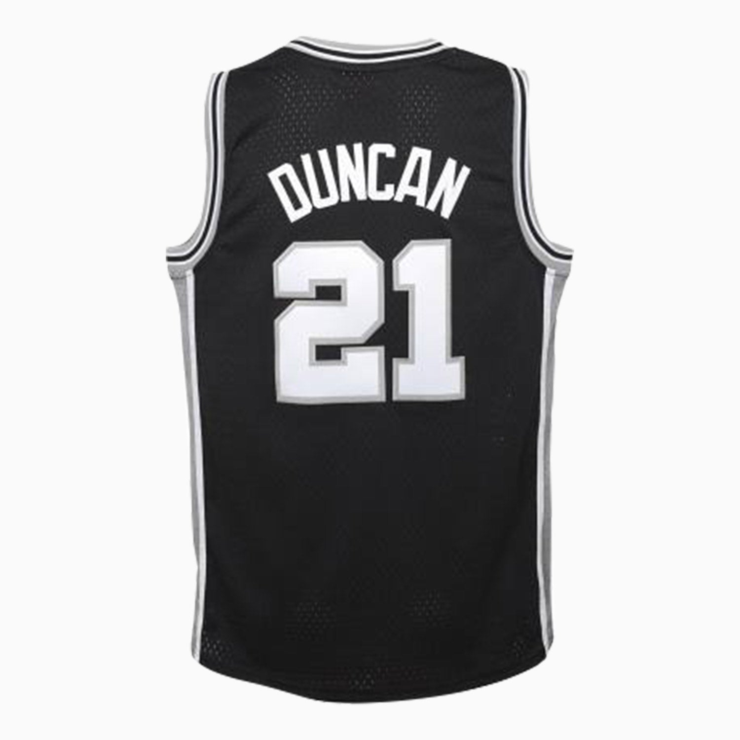 Mitchell & Ness Kid's Swingman Tim Duncan San Antonio Spurs NBA Jersey - Color: Black - Kids Premium Clothing -
