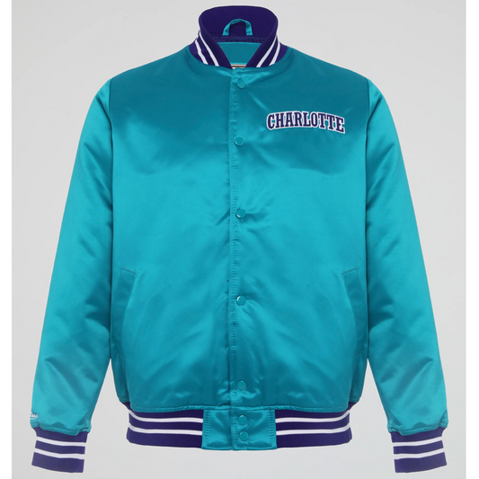 Kid's Charlotte Hornets Heavyweight NBA Satin Jacket