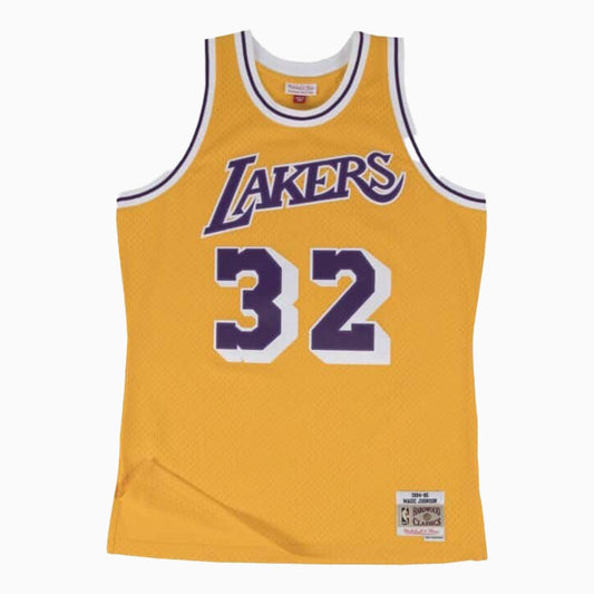 Swingman Los Angeles Lakers NBA 1984-85 Magic Johnson Jersey Youth