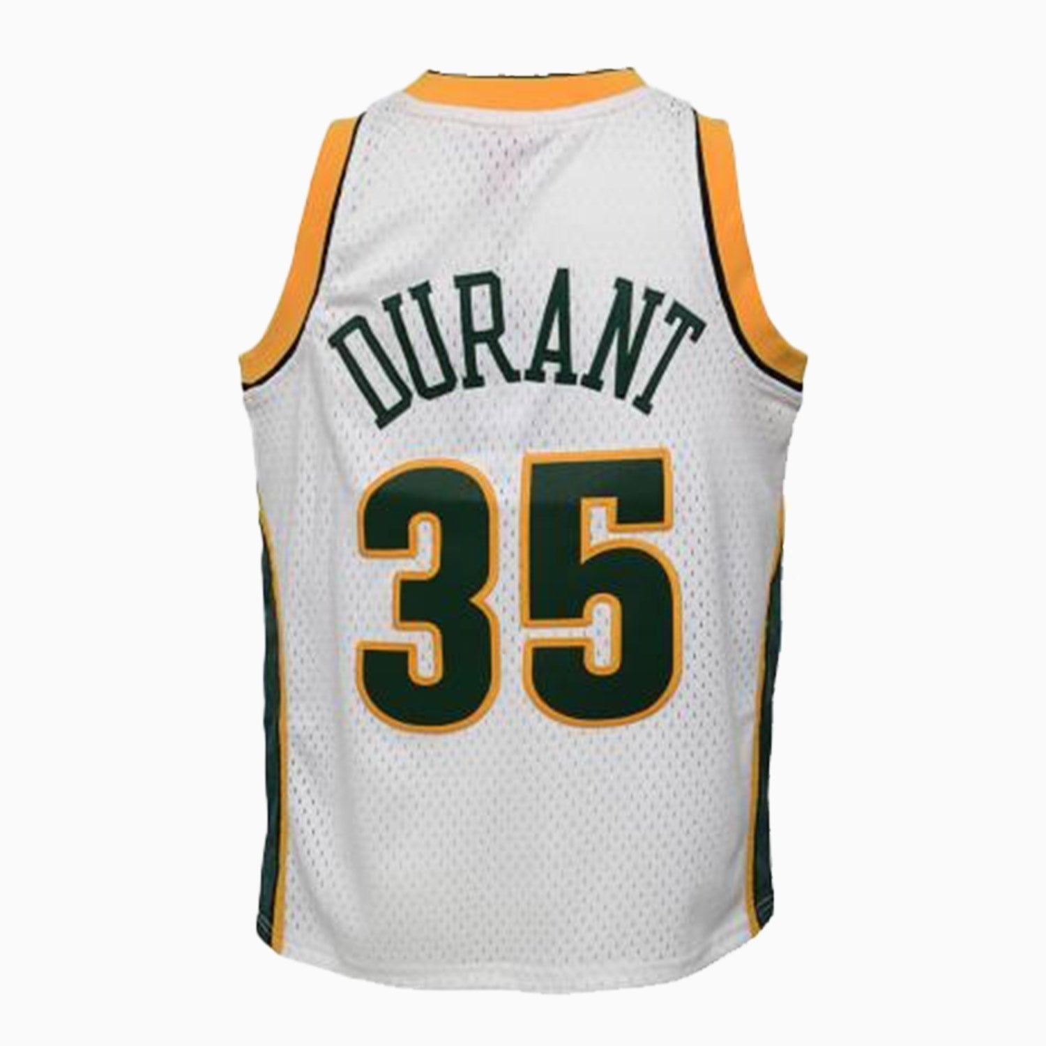Mitchell And Ness Swingman Kevin Durant Seattle Supersonics NBA 2007-08 Jersey Youth - Color: White - Kids Premium Clothing -