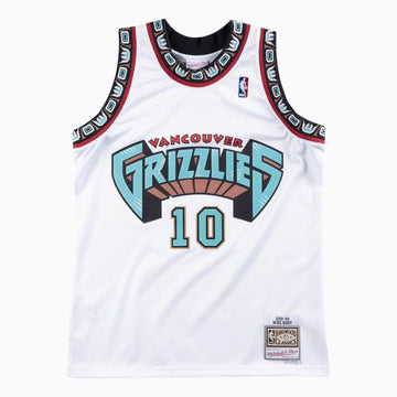 Mitchell & Ness Swingman Vancouver Grizzlies Mike Bibby 1998-99 NBA Jersey Youth - Color: White - Kids Premium Clothing -
