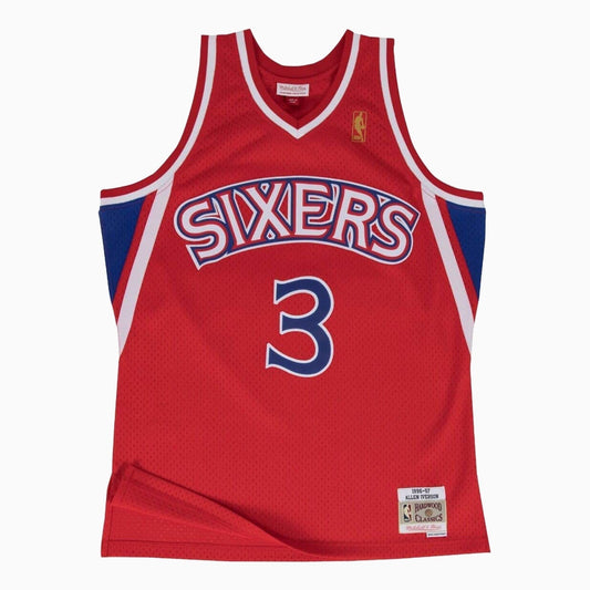 Swingman Allen Iverson Philadelphia 76Ers NBA 1996-97 Jersey Youth
