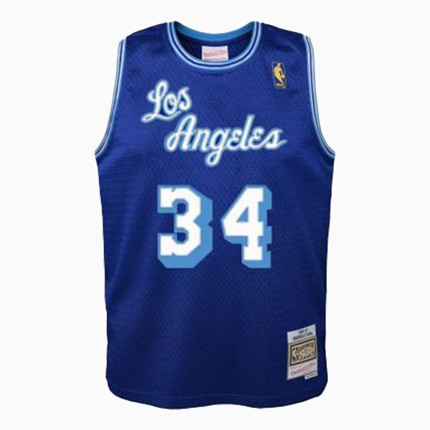 Mitchell & Ness Swingman Shaquille O`Neal Los Angeles Lakers NBA Jersey Youth - Color: Blue - Kids Premium Clothing -