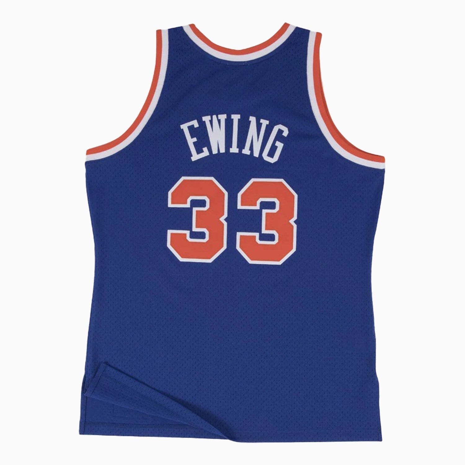 Mitchell And Ness Swingman Patrick Ewing New York Knicks NBA 1991-92 Jersey Youth - Color: Royal Blue/Orange - Kids Premium Clothing -