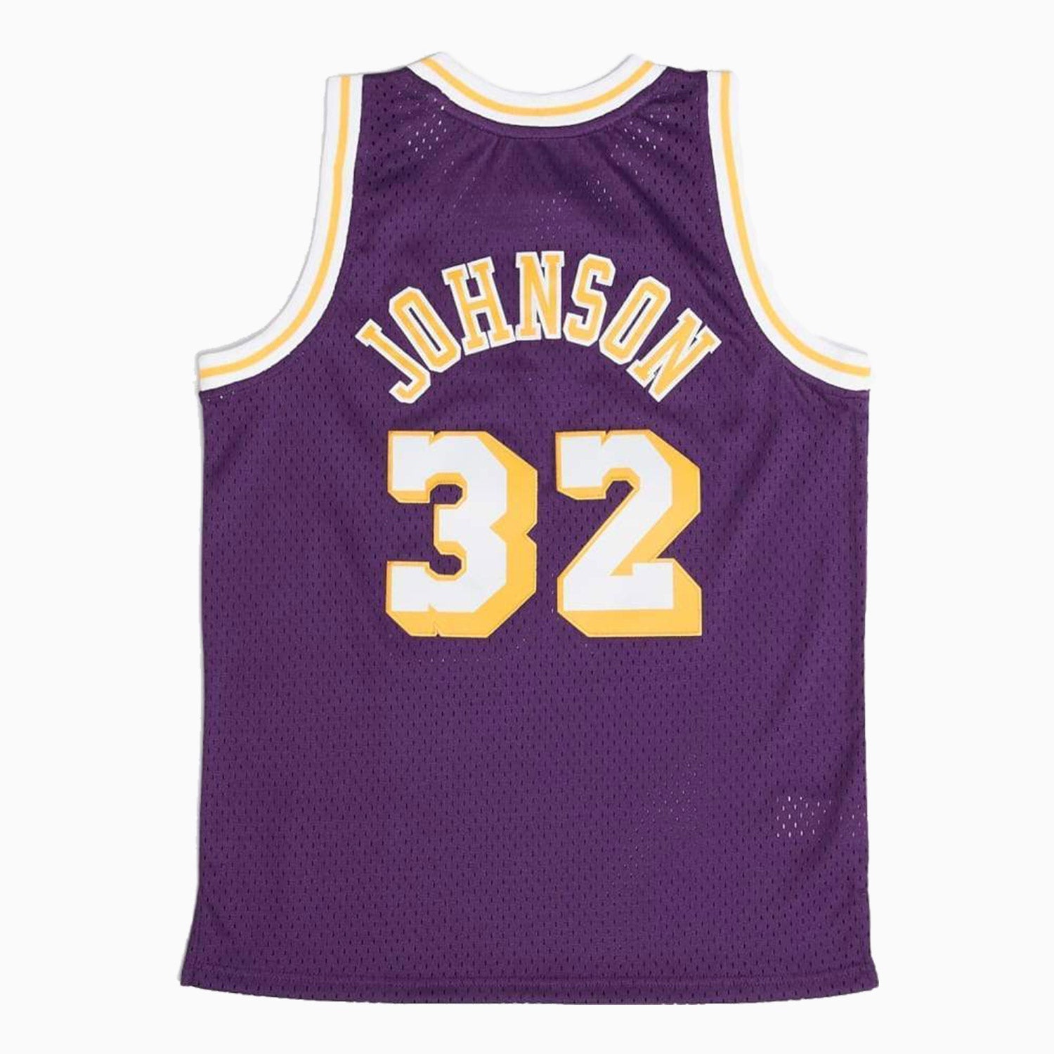 Mitchell And Ness Swingman Magic Johnson Los Angeles Lakers NBA 1984-85 Jersey Youth - Color: Purple - Kids Premium Clothing -