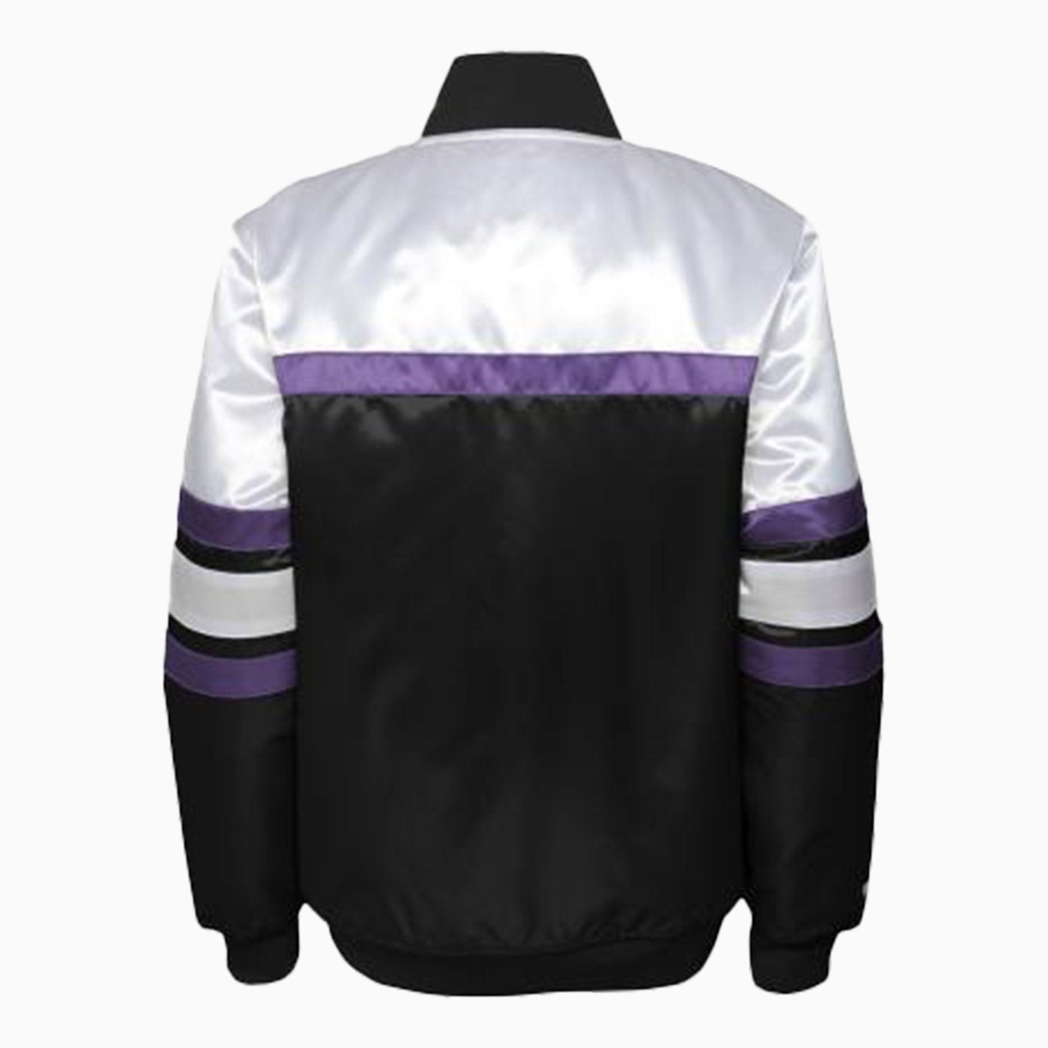 Mitchell & Ness Toronto Raptors NBA Satin Jacket Youth - Color: Black Purple White - Kids Premium Clothing -
