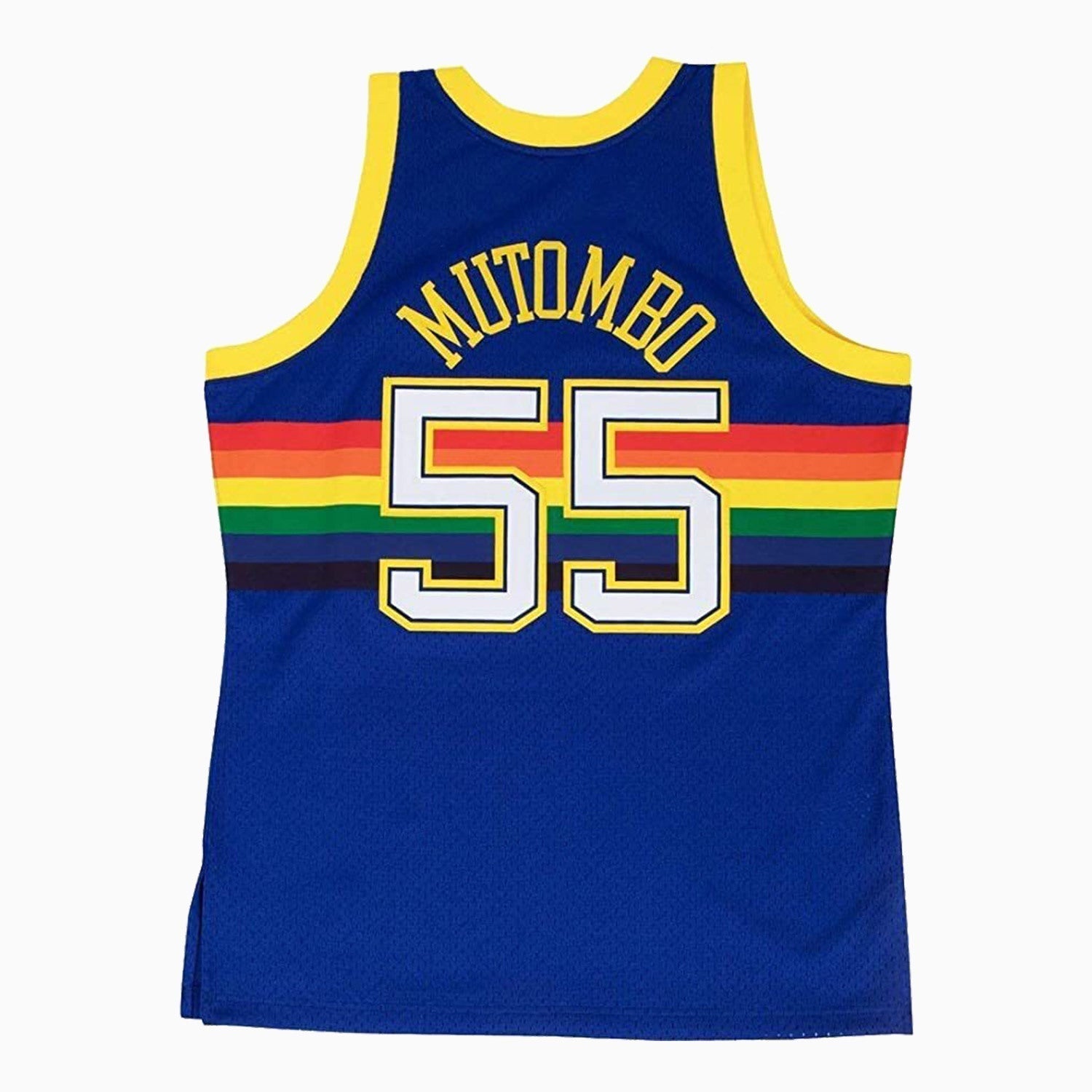 Mitchell And Ness Swingman Dikembe Mutombo Denver Nuggets NBA 1991-92 Jersey Infants - Color: Royal - Kids Premium Clothing -